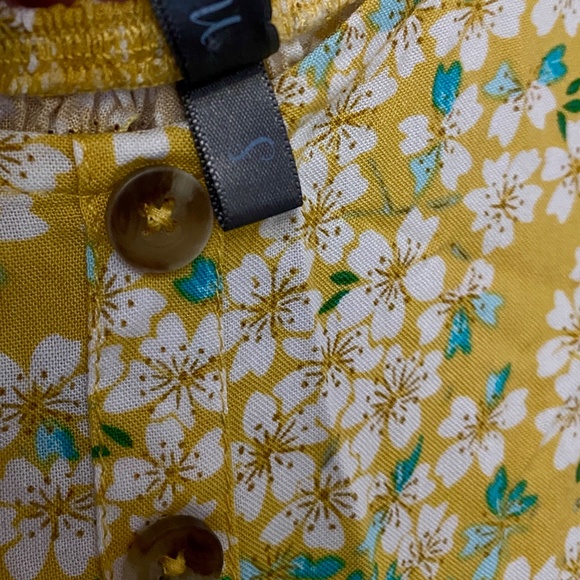 Yellow Floral Dress - Picture 2 of 4